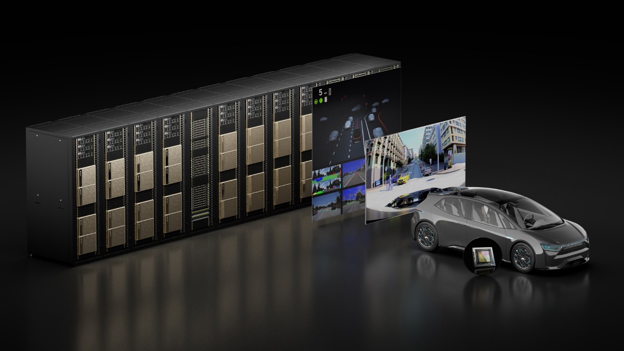 NVIDIA DGX スーパーコンピューターのビジュアル